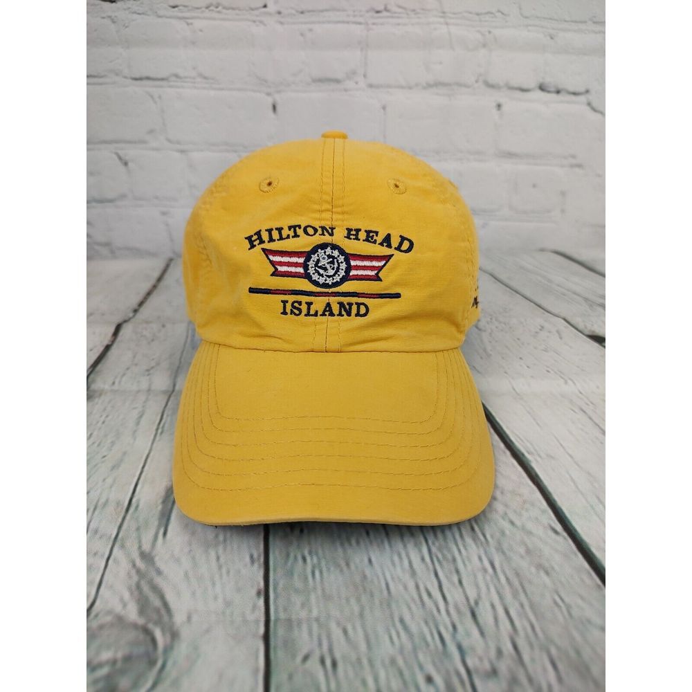 Attitude 101 Hilton Head Island Yellow Dad Hat Coordinates The Charter Cap